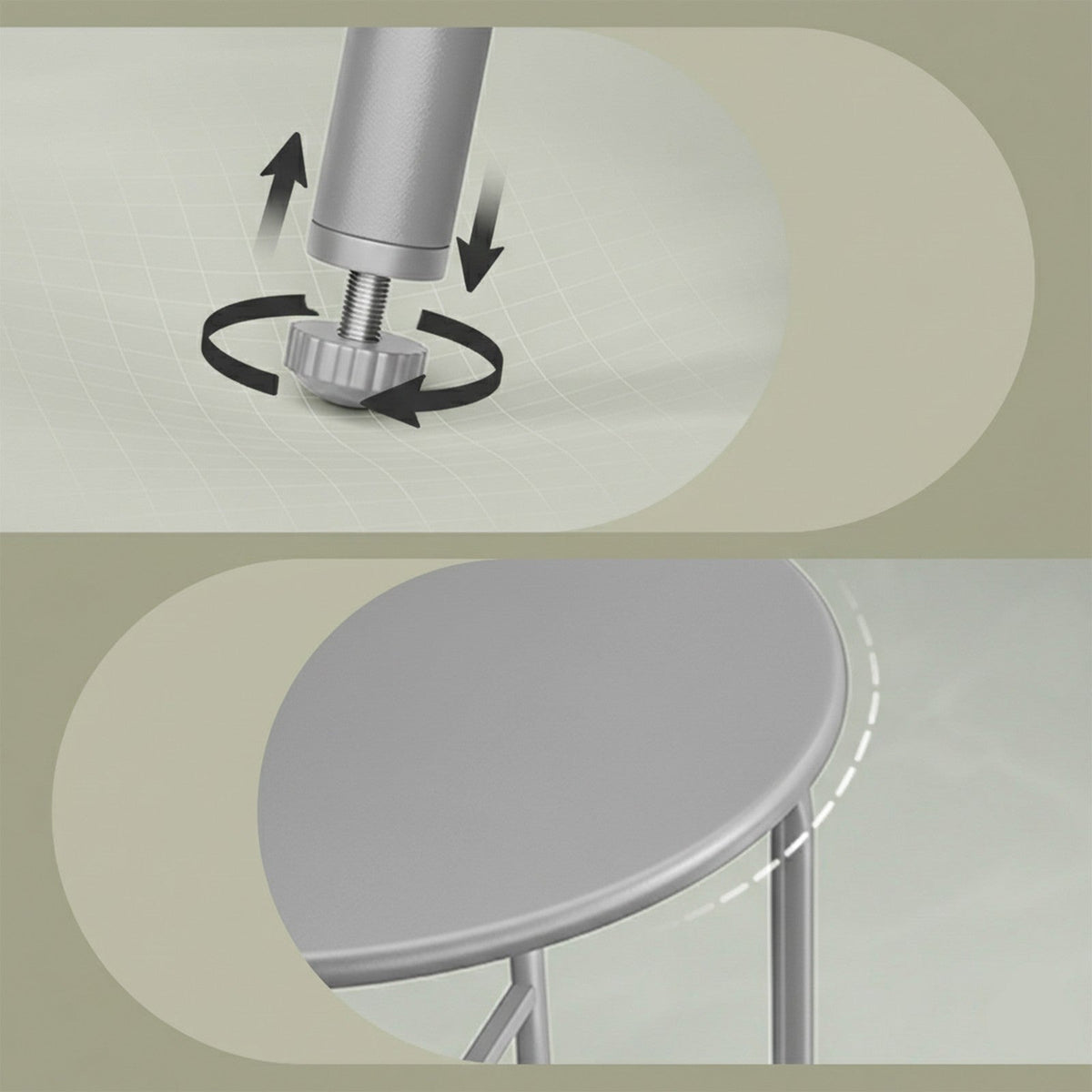 3-Piece Patio Bistro Furniture Set - PE and Steel