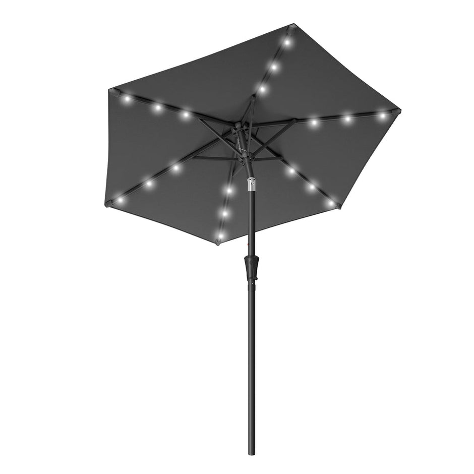 Garden Parasol Umbrella - Steel Frame and Polyester