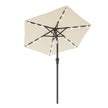Garden Parasol Umbrella - Steel Frame and Polyester