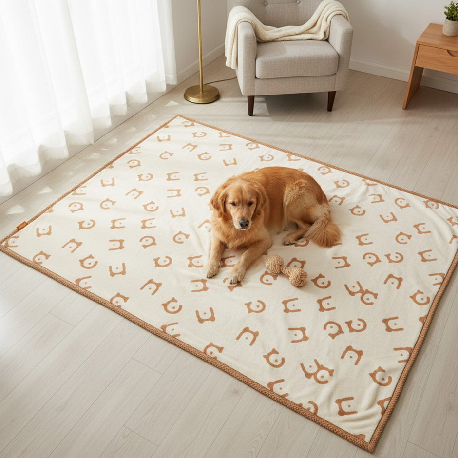 Waterproof Dog Blanket - Sherpa Fabric and TPU Film