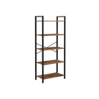 Bücherregal - Industrial Storage - Brown/Schwarz