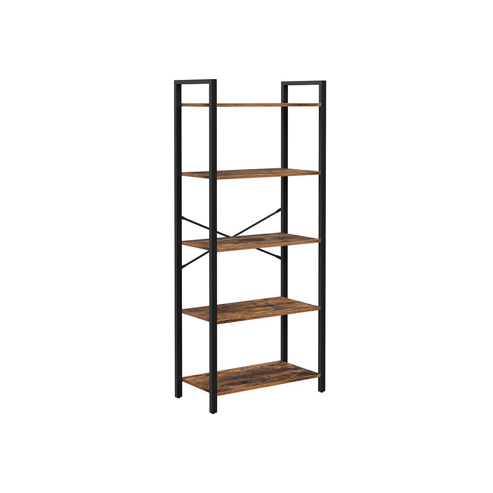 Bücherregal - Industrial Storage - Brown/Schwarz