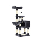 Katzenhaus - Katzenspielzeug - Katzenbaum - hellgrau