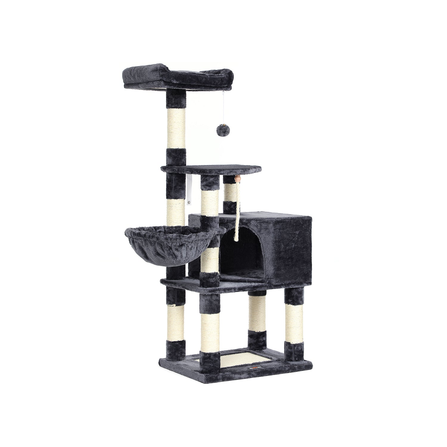 Katzenhaus - Katzenspielzeug - Katzenbaum - hellgrau