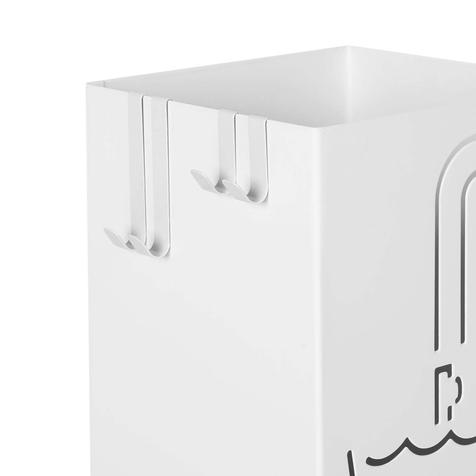 Regenschirm zurück - schönes Design - Weiß