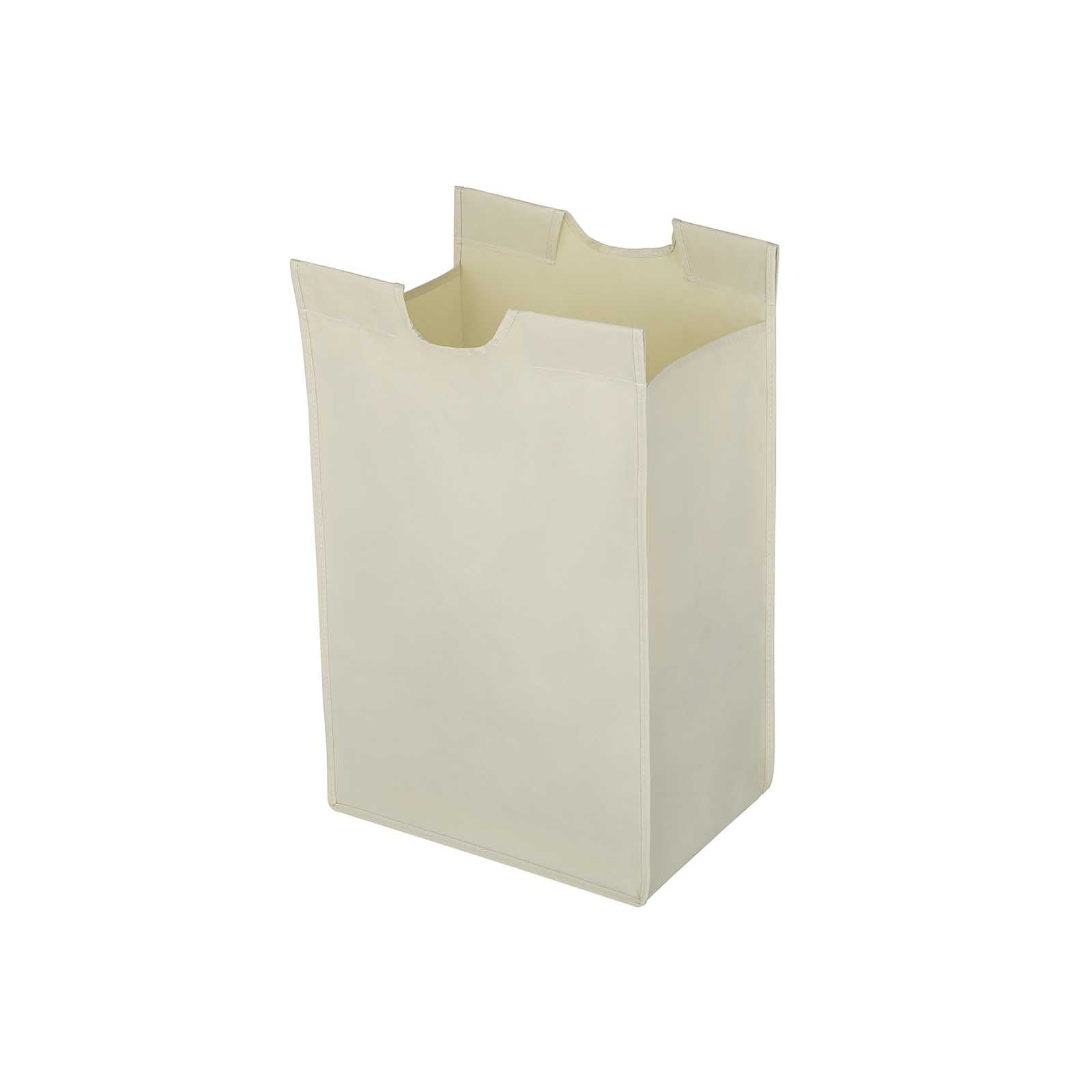 Waschkorb - Waschmaschine - 3 Kurse - Abnehmbare Taschen - Beige