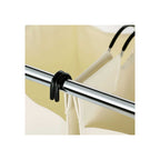 Waschkorb - Waschmaschine - 3 Kurse - Abnehmbare Taschen - Beige