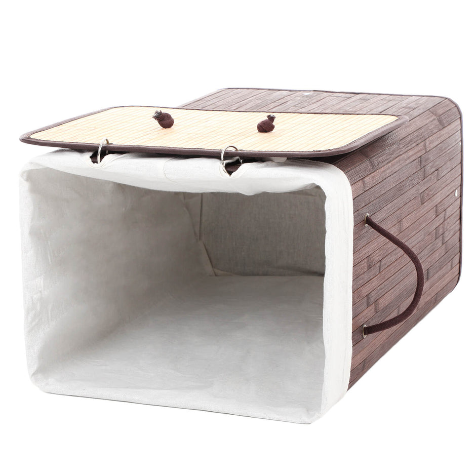 Wäschereikorb - Bambus - 72 l - Brown