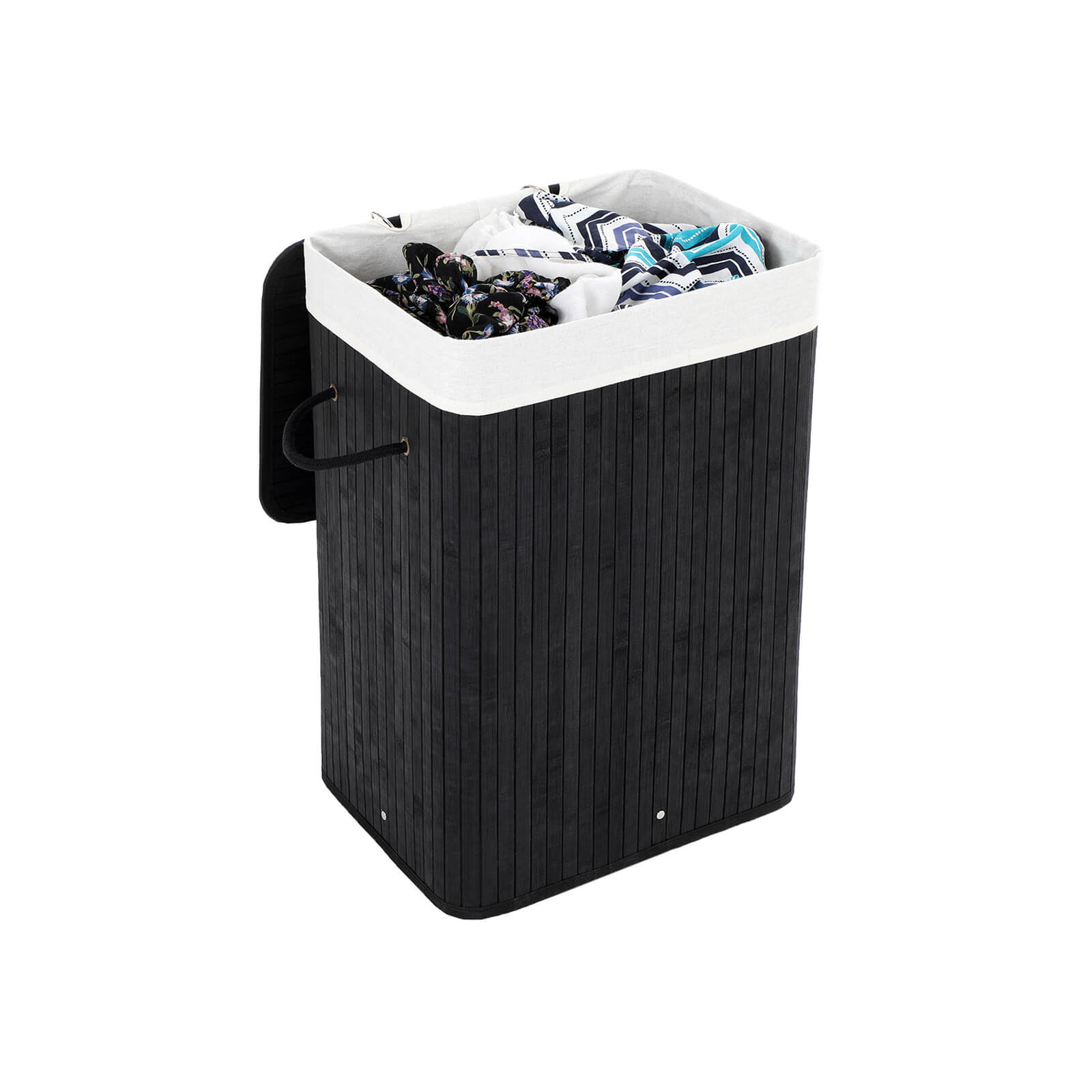 Wäschereikorb - Bambus - 72 l - Brown