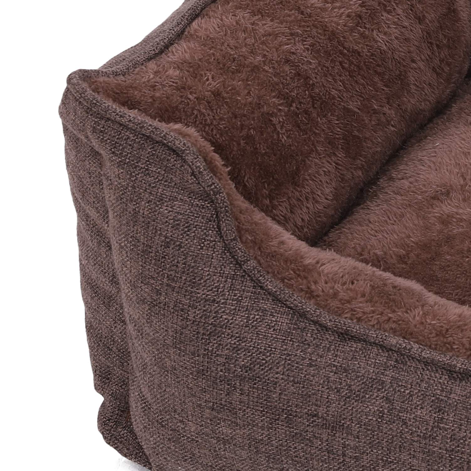 Hundkorb - Waschbar - 110 cm - braun
