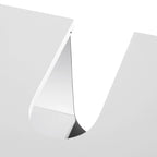 Waschbecken im Unterweg - mit Lattentüren - 2 Fächer - Weiß