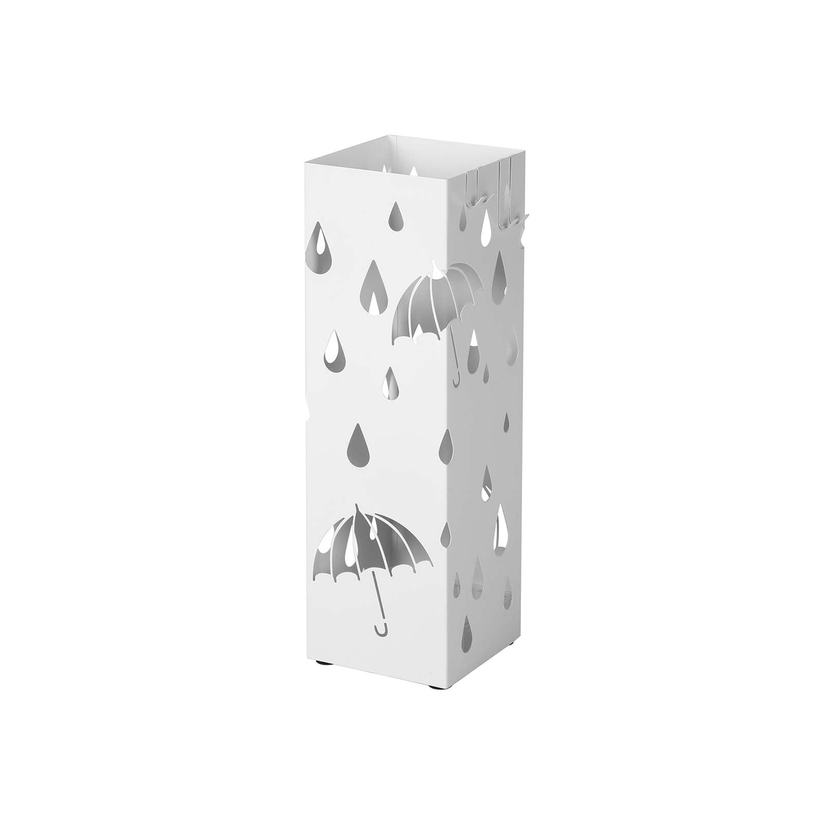 Dachhalter - Metallquadrat - mit 4 Haken und Wassersammelsbehälter - Schwarz