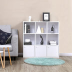 Bücherregal - losgelöst - Cubus -Kabinett - 9 Fächer - Weiß