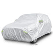 Väderbeständig – presenning för fordon Bilskydd med dragkedja – 483 x 191 x 153 cm – Silver