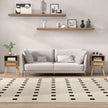 Nattduksbord – med Rottang Dekoration liten Sidobord i Boho Stil Låda – Natur