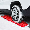 stycken – starthjälp sandplattor terrängdäckstege för sand/lera/snö – 2 107 x 31 x 7 cm – Röd