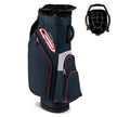 Golfbag – Lätt golfvagnsbag med delad indelning Vattenavvisande golftaske – 14 – Marinblå
