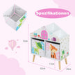Barnhusformad – bokhylla Dollhouse i trä med förvaringslådor – 2 62 x 30 x 72 cm – Färgglad