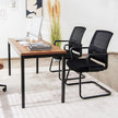 Mesh – kontorsstol med ryggstöd upp till lastkapacitet – 136 kg 60 x 54,5 x 94 cm – Svart