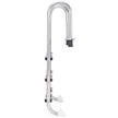 Poolstege – stegs säkerhetsstege rostfritt stål – 3 132 x 50 x 26 cm – Silver