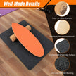 Balansbräda – gjord av trä Wobble Board med rulle och filt i Balance Kit – 3 1 – Orange