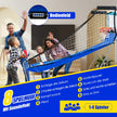 i – basketmaskin med bollar och luftpump spellägen Arkadbasketspel – 8 1 4 8 – Grön