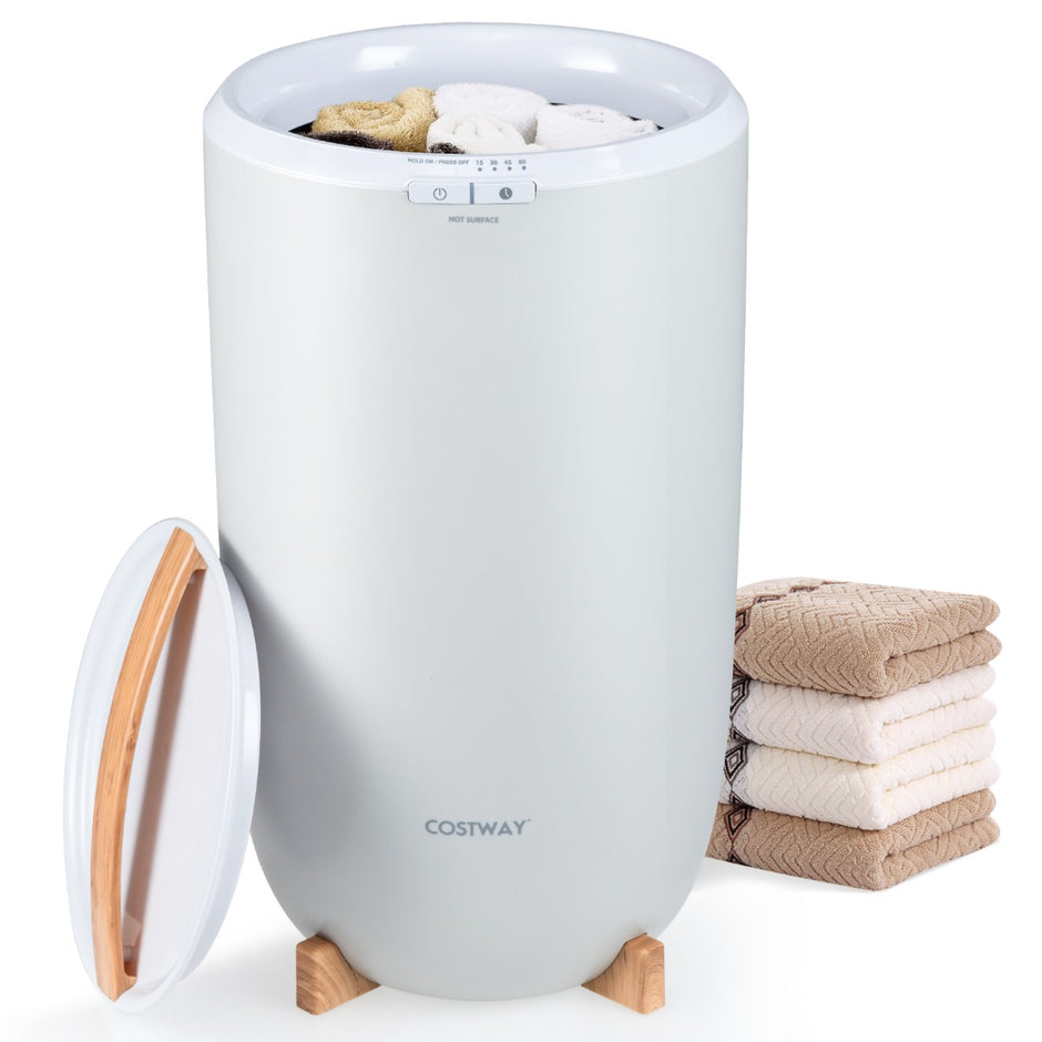 Handdukstork, – takvärmare med timer och automatisk avstängning minuter Inställningar – 20 L 15/30/45/60 – Grå