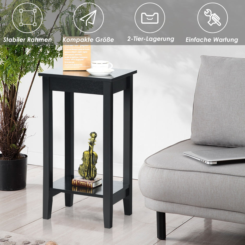 Mångsidigt – vånings High End bord rektangulärt – 2 – Svart