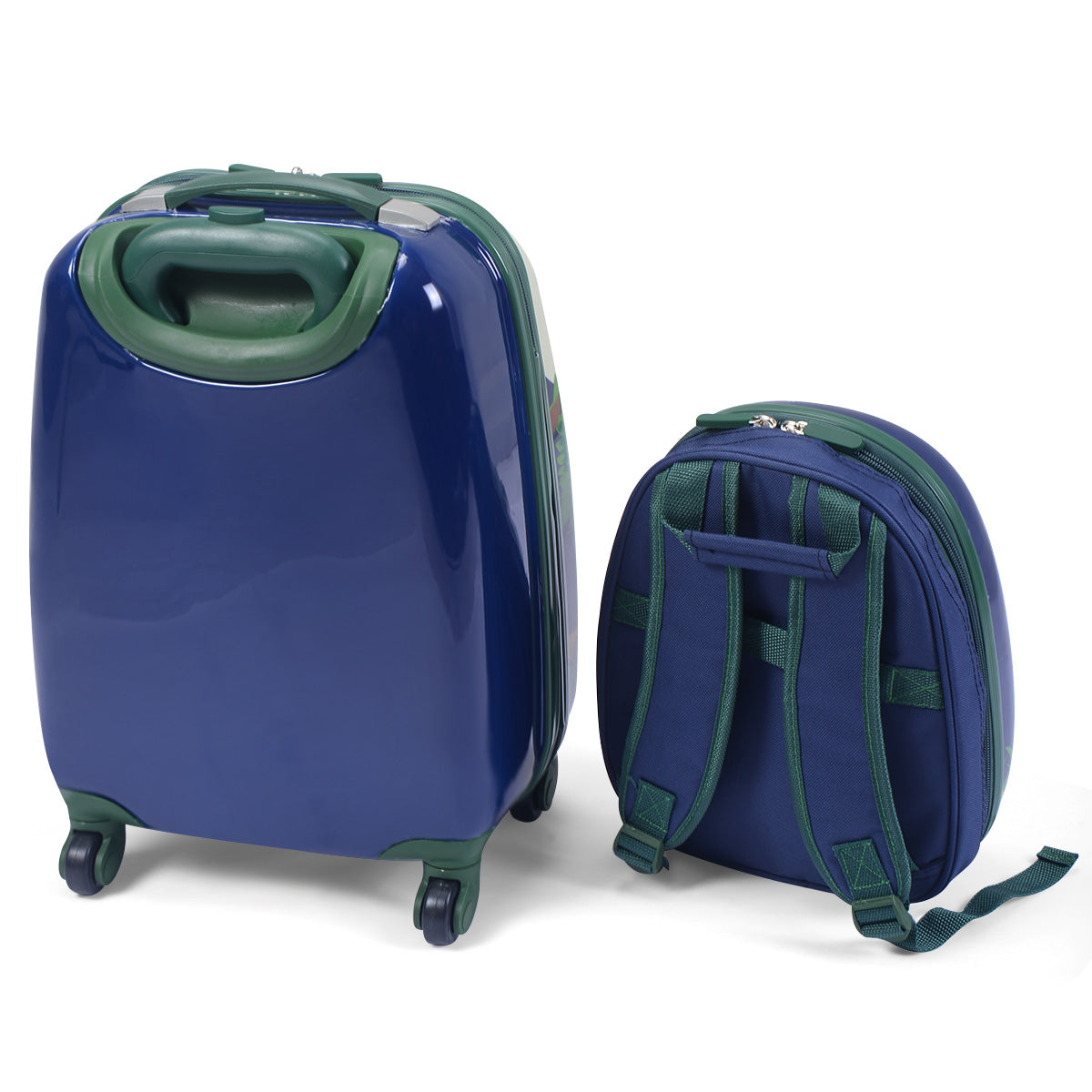 delad – resväska set resbagage barnbagage 16'' + 12'' ryggsäck – 2 – Färgglad