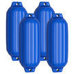 Set – med st båtskärmar, långa fendrar, kulskärmar, båtstamskydd, dockskärmar, – 4 , 58 x 16,5 cm – Blå