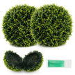 buxbomboll – buxbomkula cederträ UV beständig topiary konstgjord växt – 2 52 cm – Grön