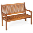 Trädbänk – för personer, träbänk med en belastning på upp till kg, sittbänk, parkbänk – 2-3 320 126 x 63 x 91 cm – Trä