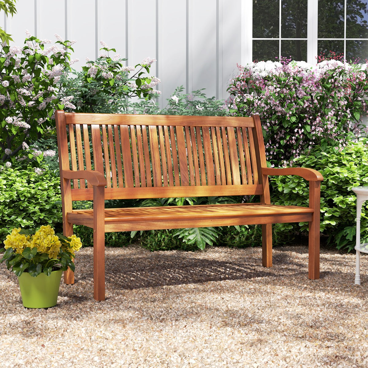 Trädbänk – för personer, träbänk med en belastning på upp till kg, sittbänk, parkbänk – 2-3 320 126 x 63 x 91 cm – Trä
