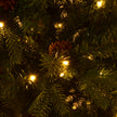 Konstgjord – julgran med LED ljus Grön – 210/225/240 cm 210 cm – Varmvit