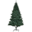 Julgran – Konstgjord med LED lampor upplyst – 210 cm – Grön