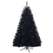 Hög – konstgjord vikning Halloween julgran PVC spetsar – 180 cm – Svart