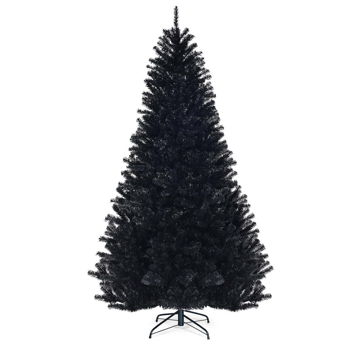 Konstgjord – julgran Juldekorationsgran – 225 cm – Svart