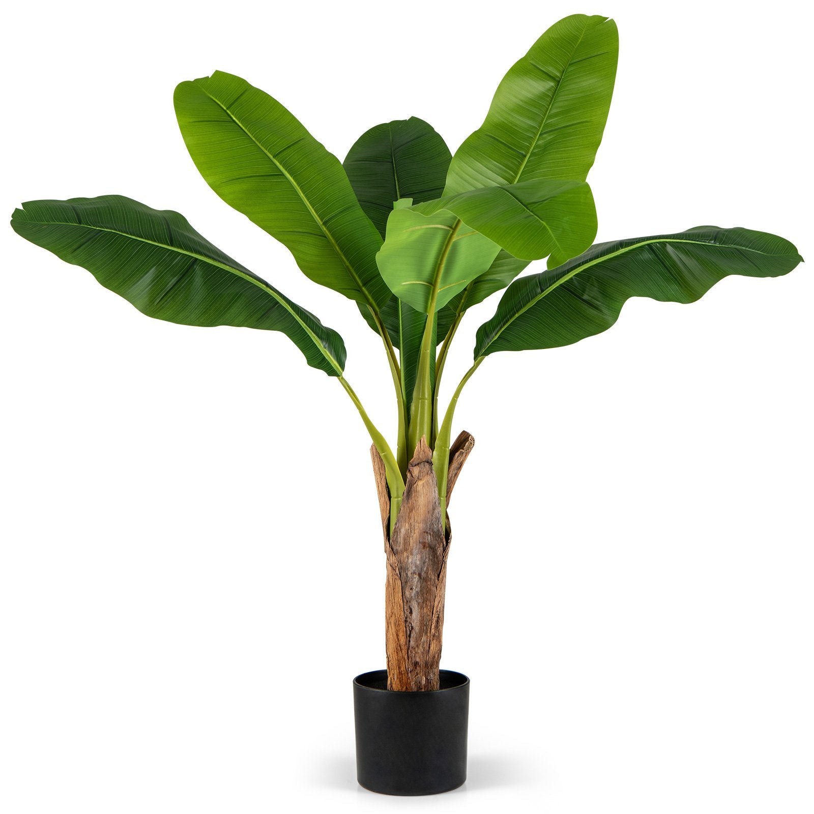 pack – Konstväxt Tropisk Palm Künstlig Paradisfågel – 2 107 cm – Grön