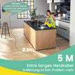 1500W – ångtvätt med tanktemperatur upp till ℃ handhållen – 400 ML 125 – Gul