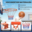 Inomhusbasketkorg – med ring och nät Mini för – Ø 45 cm – Orange