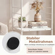 våningar – roterande bokhylla 360° roterbart boktorn med metallram Vitt – 4 – Vit