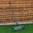 Gräsmatta – luftare rulle scarifier roller trädgård – Svart