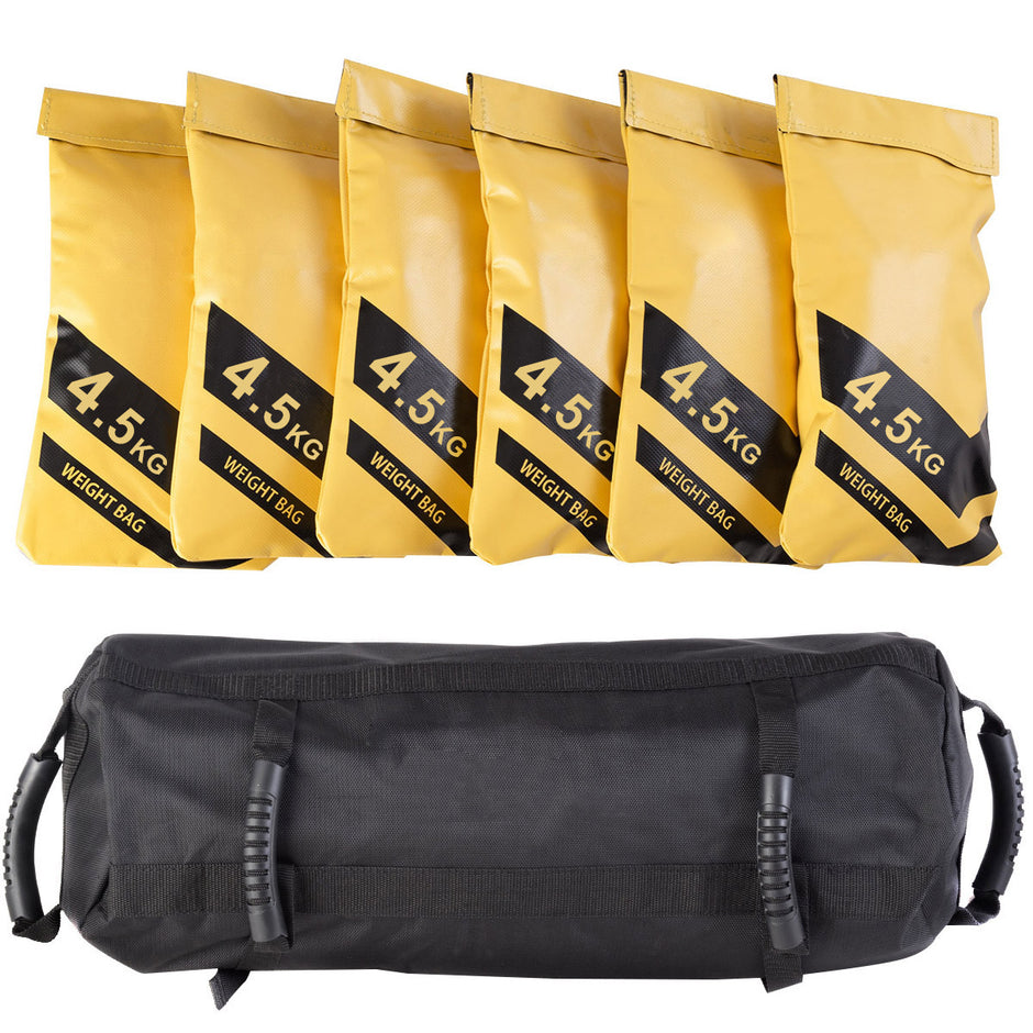 Power – bag Sandbag Core inkl. sandsäck – 6 x 5 kg 27 kg – Svart