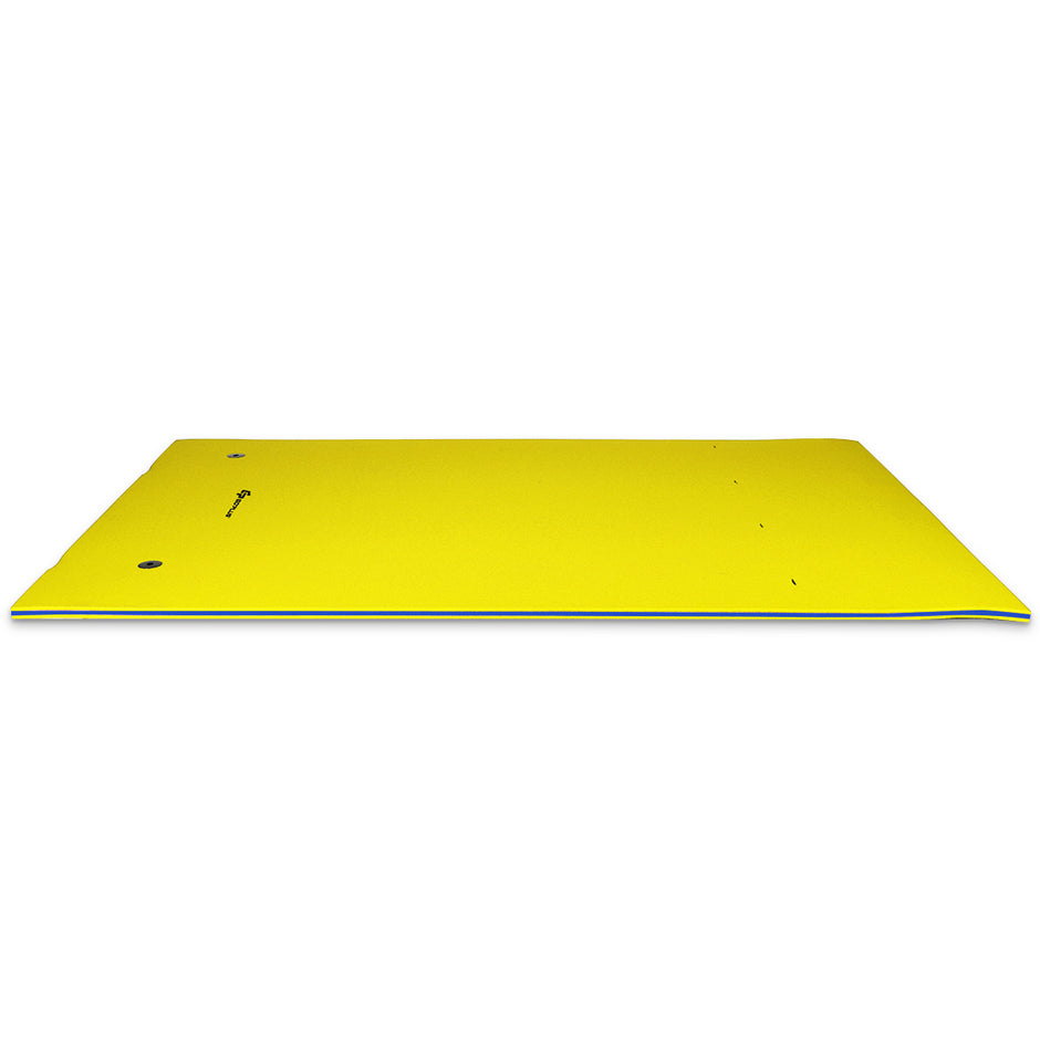 Flytande – matta Vattensäng /Blå – 270 x 180 x 3,5 cm – Gul