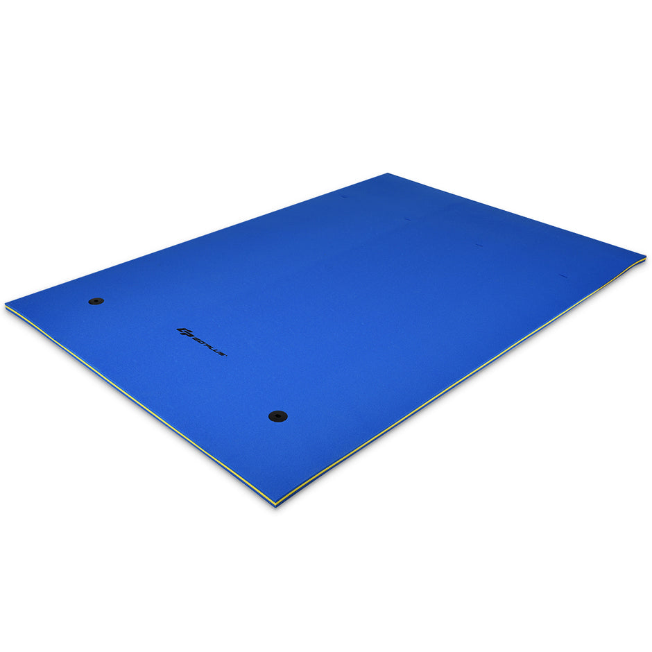 Flytande – matta Vattensäng Gul/ – 270 x 180 x 3,5 cm – Blå