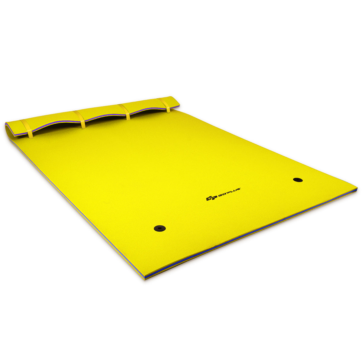 Flytande – matta Vattensäng /Blå – 270 x 180 x 3,5 cm – Gul