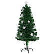 Julgran – LED Konstgjord med fiberoptisk färgväxlare – 120 cm 120 cm – Grön