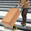 i – Ihopfällbar Kärra och Stege Aluminium stegs med Anti Slip Pedaler Tunglast Bärbar – 2 1 3 – Silver