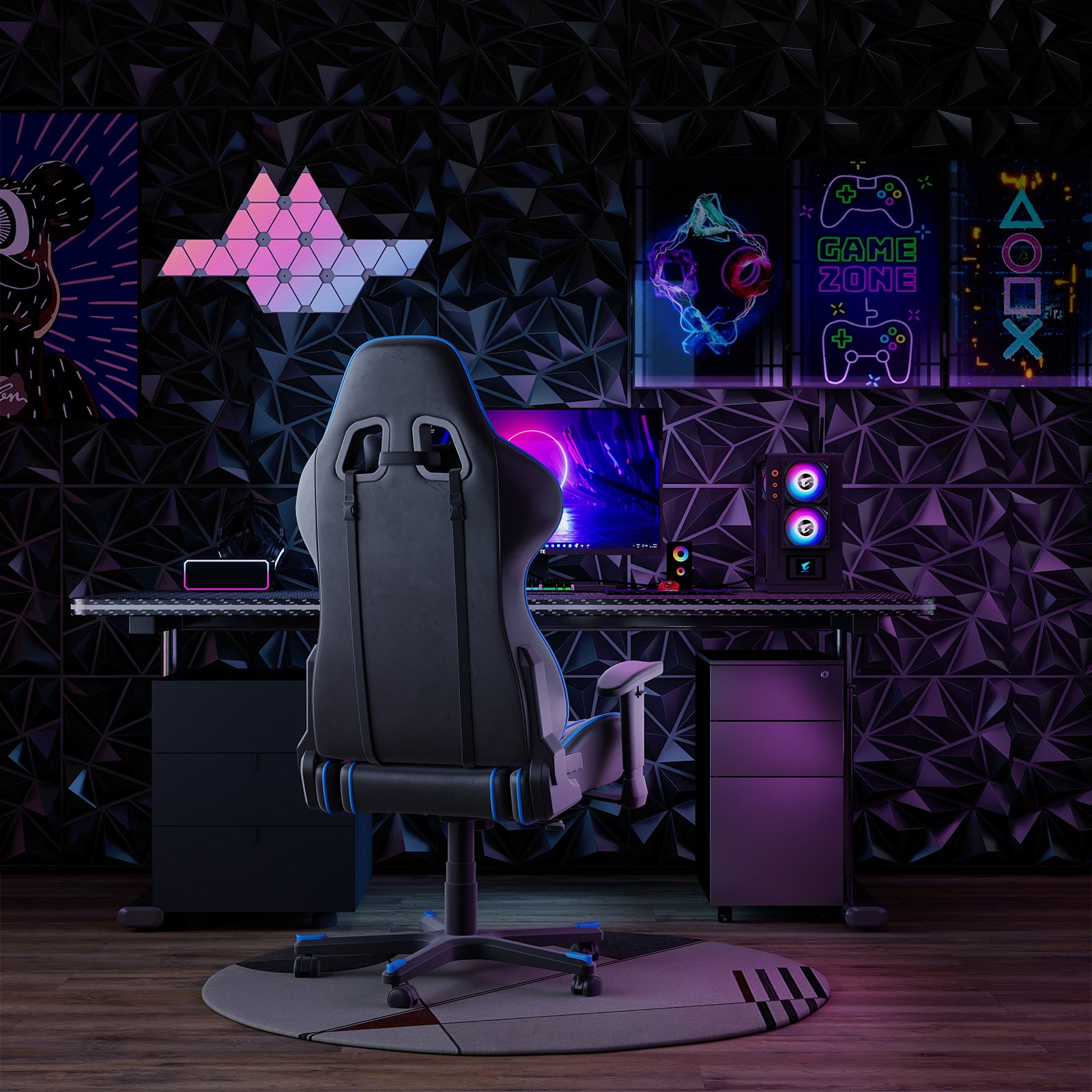 stycken – 3D väggpaneler diamant väggbeklädnad väggdekoration 5m² – 20 50 x 50 cm – Svart