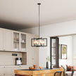 låga – Kronljus Taklampa industriell Pendellampa med justerbart Höjd – 6 67-157 cm – Svart